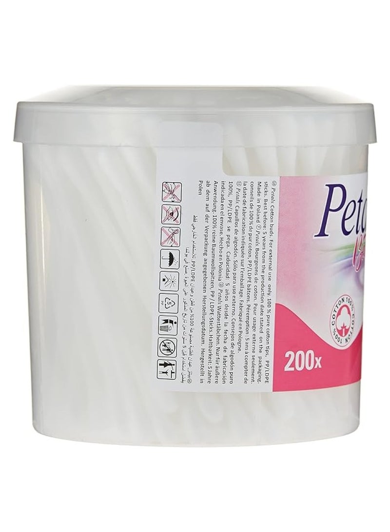 Petals Cotton Buds 200 Pieces Pack