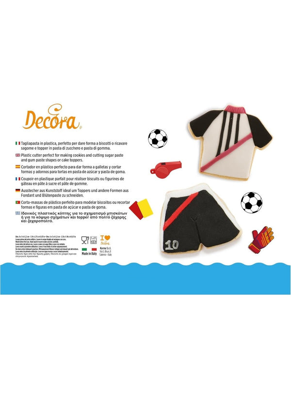 Decora T Shirt and Shorts Cookie Cutters Set
