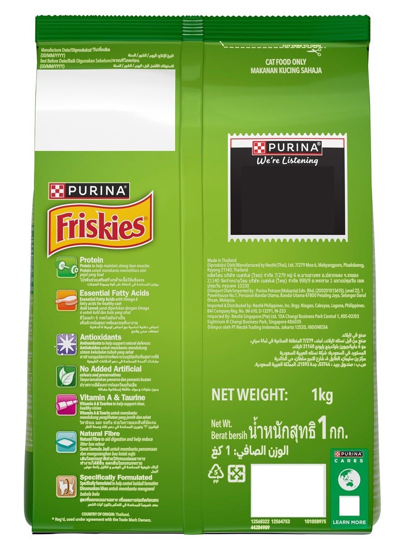 Friskies Indoor Delights Dry Cat Food 1Kg