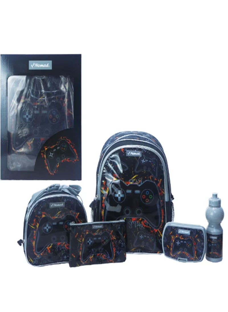 NOMAD Gamemaster Printed 5 In 1 Backpack Set
