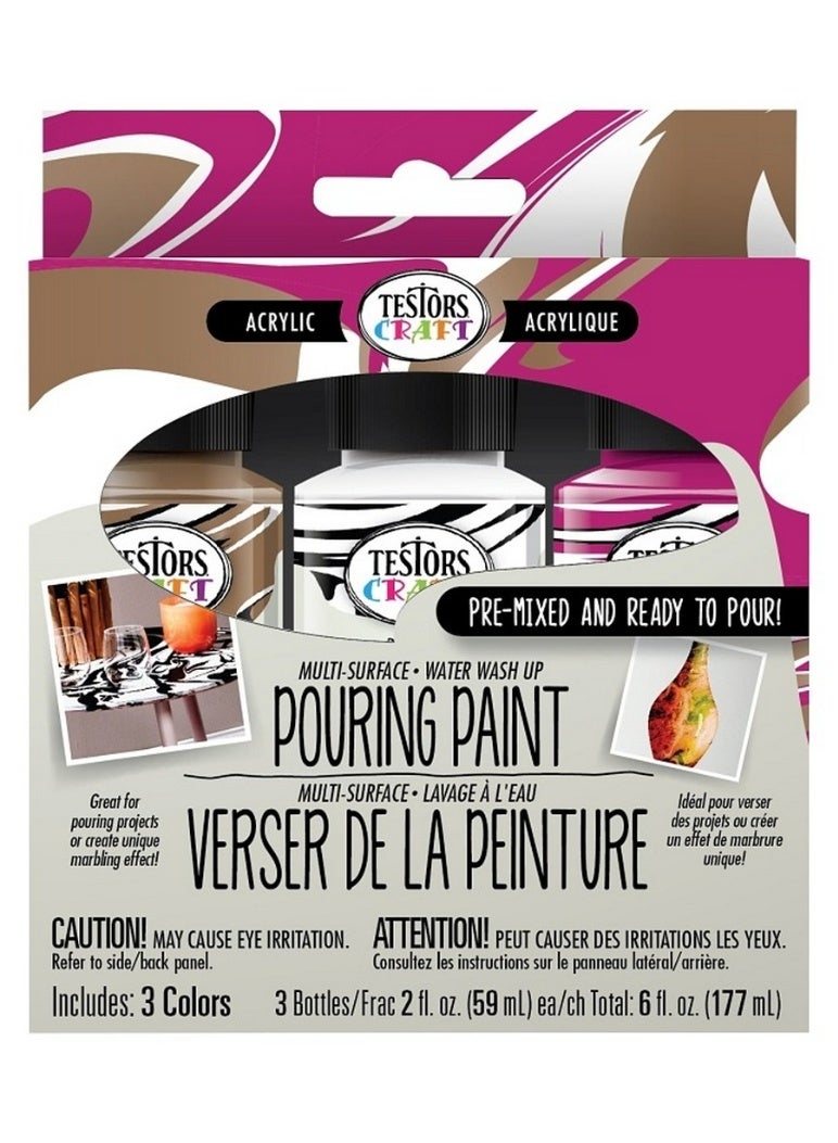 Testors Multi Surface Pouring Paint Set