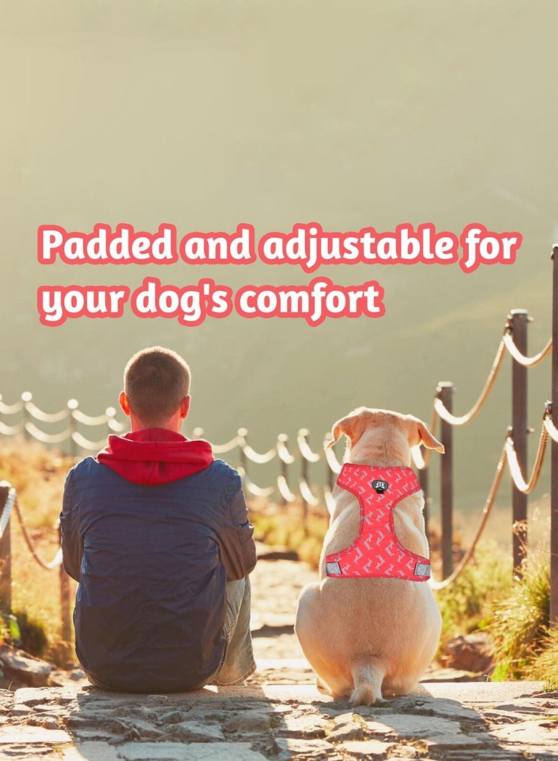 Premium Printed Dog Harness Large - Generic