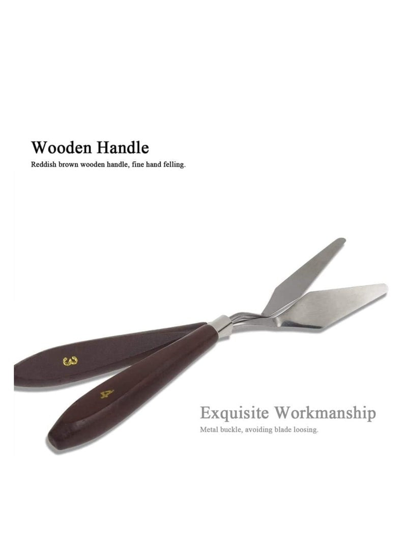 Stainless Steel Palette Knives Set - Generic