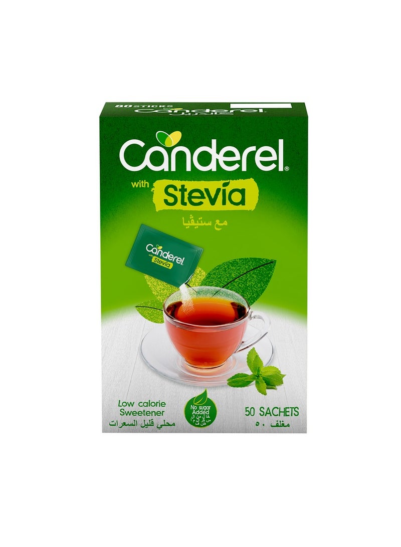 Canderel Stevia Sweetener 50 Sachets
