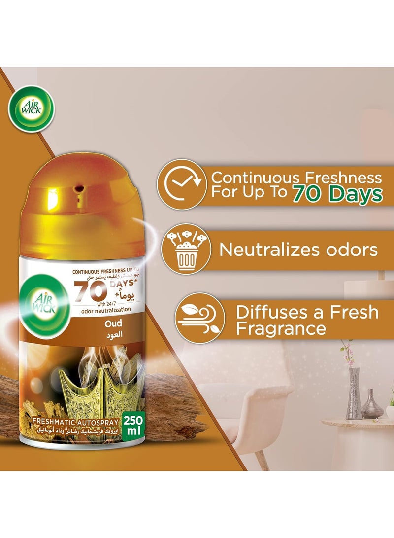 Air Wick Freshmatic Autospray Oud Fragrance 250 ML