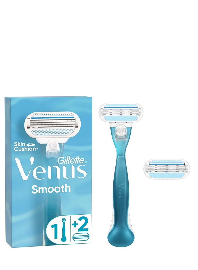 Gillette Venus Razor Handle + Razor Blade X2
