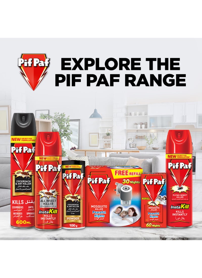 Pif Paf PowerGard Mosquito And Fly Killer 600ml