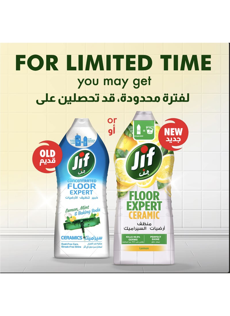 Jif Ceramic Lemon Floor Expert Cleaner 1500ml