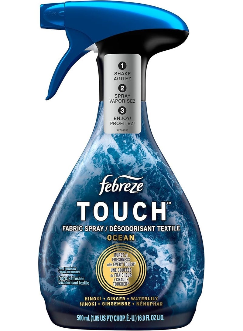 Febreze Unstopables Touch Fabric Spray And Odor Fighter Ocean 500 ML