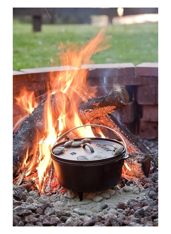 Lodge Cast Iron Deep Camp Dutch Oven 12 Inch