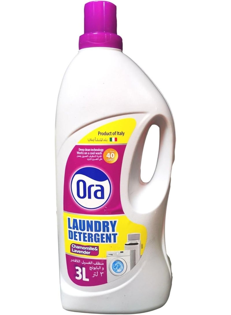 Ora Laundry Detergent Chamomile & Lavender 3L