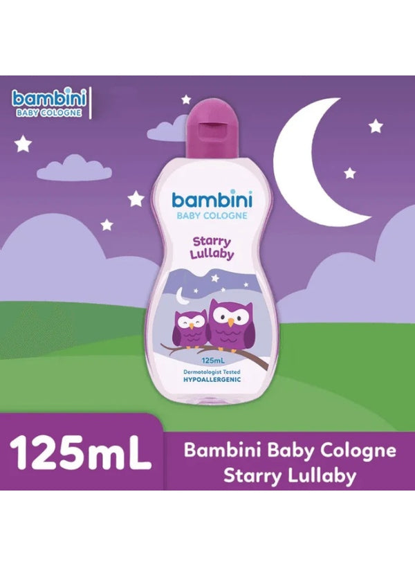 125ml keep, aroma give, baby cologne, bambini, bath time, day long, little one, lullaby baby, lullaby baby cologne, many baby, sensitive skin, skin many, starry lullaby, starry lullaby baby, type baby