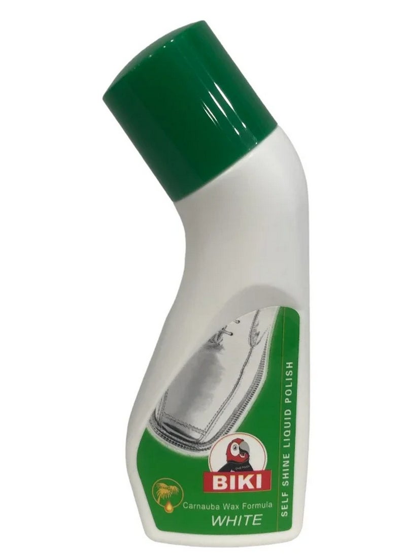 Biki Self Shine Liquid Shoe Polish White 75 ML