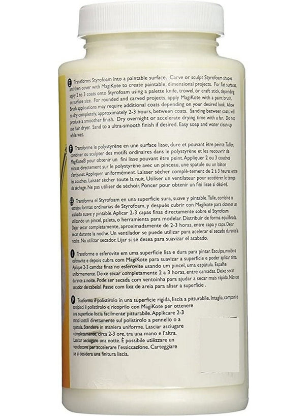 DecoArt Magikote Surface Coating for Styrofoam 8 oz