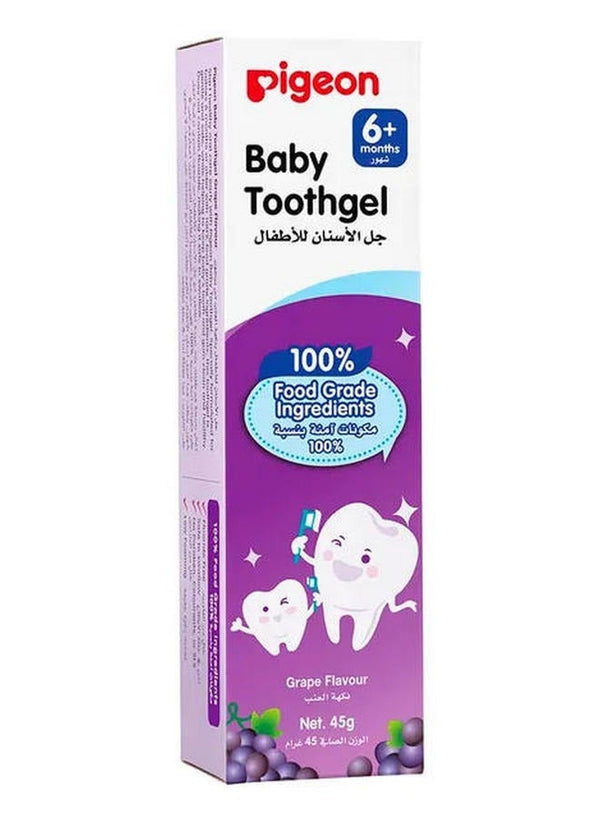 Pigeon Toothgel 6+ Month Grape Flavour 45 G