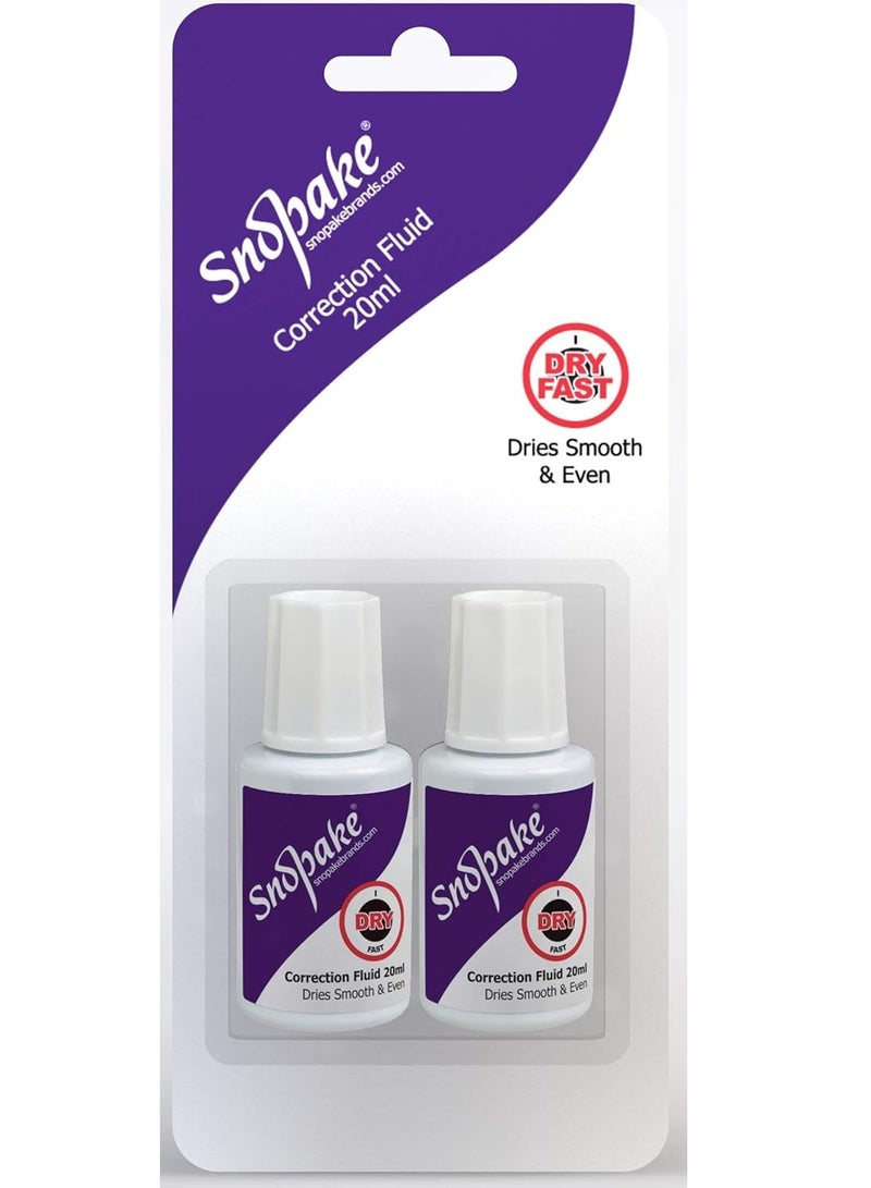 Snopake White Correction Fluid 20 ML