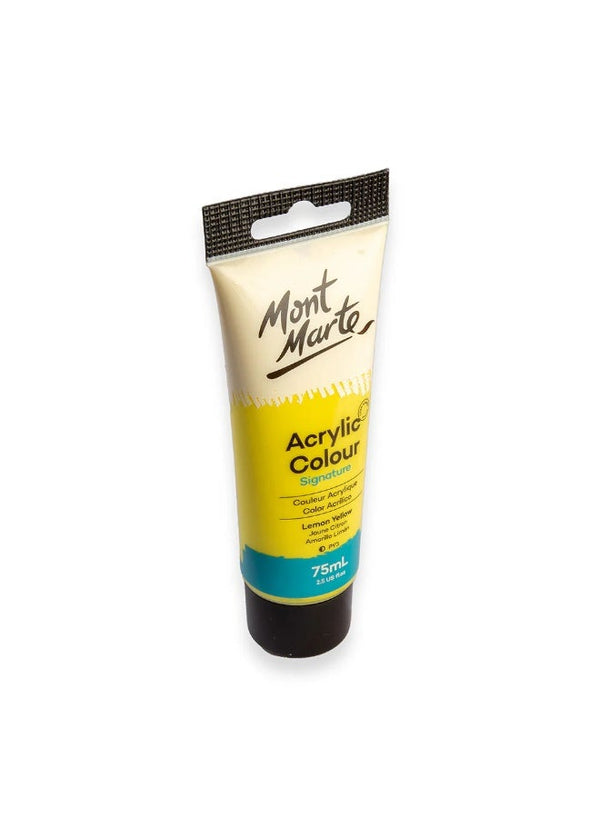 Mont Marte Acrylic Colour Paint Lemon Yellow 75 ML