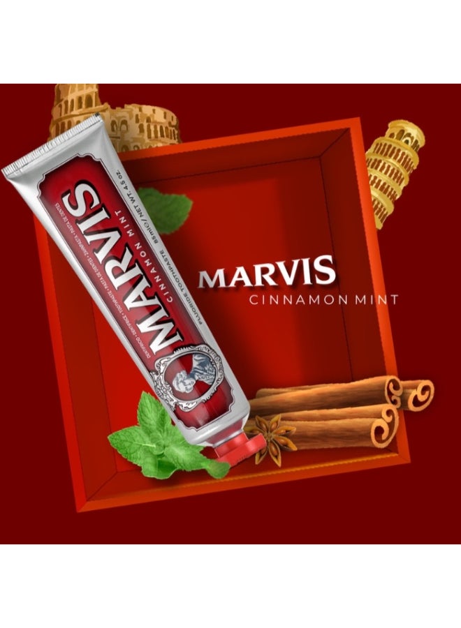 Marvis Cinnamon Mint Toothpaste 75ml - Marvis