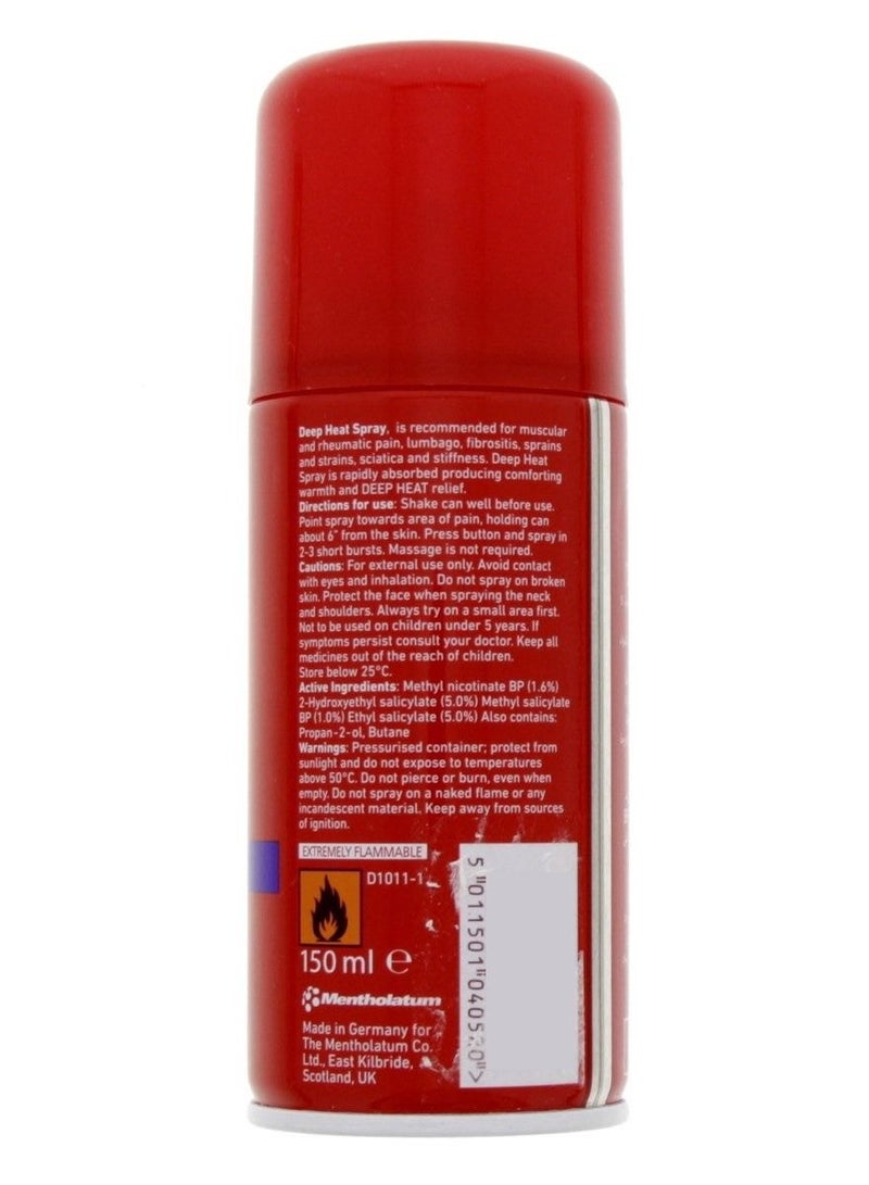 DEEP HEAT Fast Relief Spray 150 ML