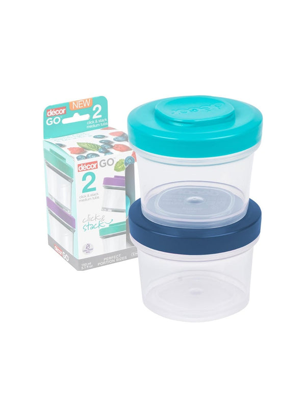 Decor Go 150 ML Snack Tub 2 Pack