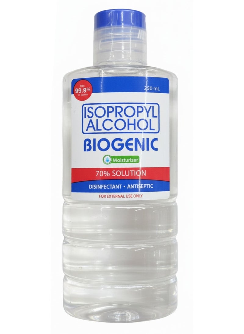 BIOGENIC Isopropyl Alcohol 70% Solution 250 ML