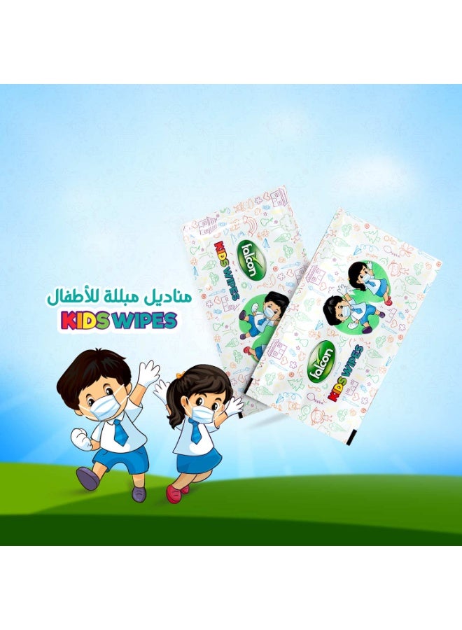 Falcon Kids Refreshing Wet Wipes 50 Pcs Pack