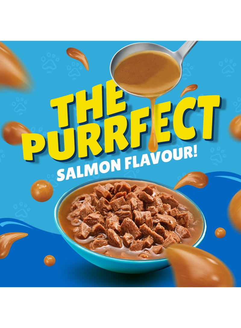 Friskies Salmon In Gravy Wet Cat Food 85G by PURINA