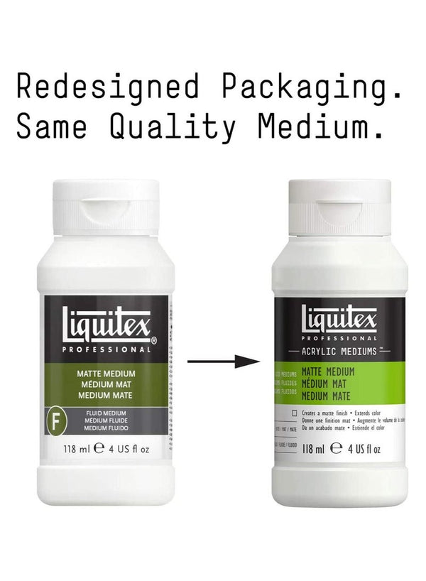 Liquitex Matte Fluid Medium 118 ML - Premium Art Supply