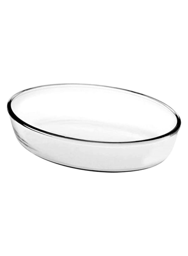 Borcam Glass Baking Oval Dish - Premium Bakeware