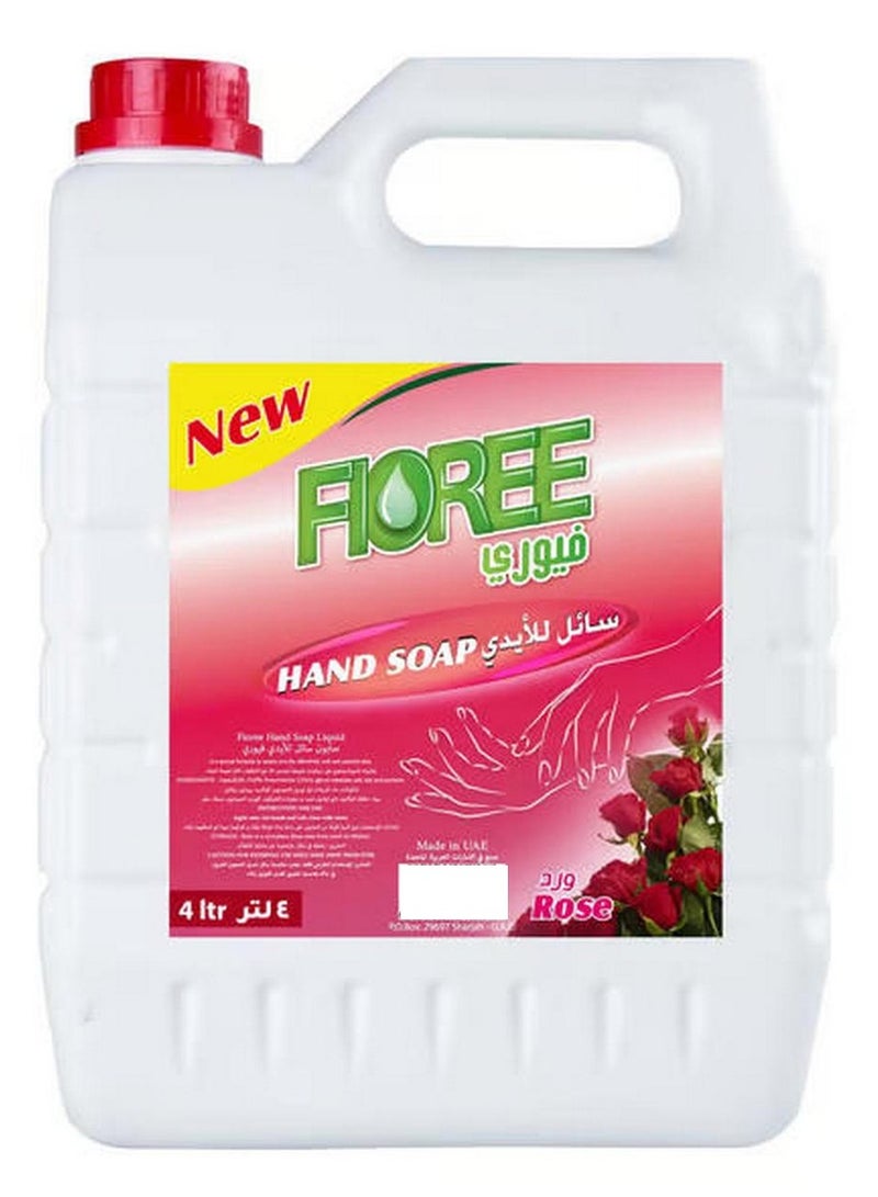 FIOREE Hand Soap Liquid with Rose 4L