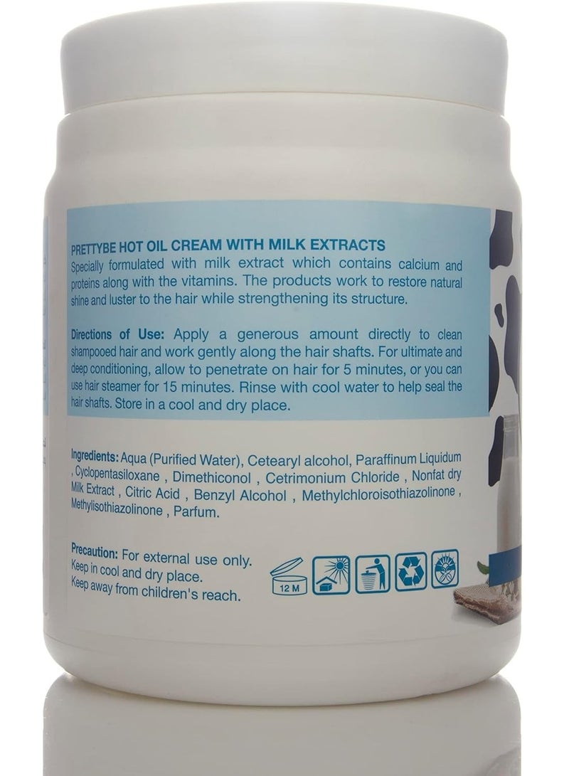 Pretty Be Hot Oil Hair Cream with Milk Extracts 1000 ML