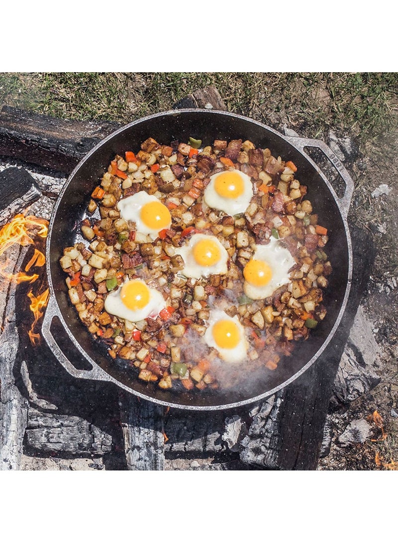 Lodge Cast Iron Dual Handle Pan 17 Inch