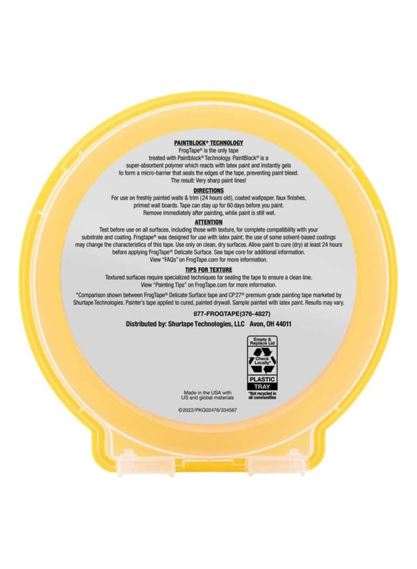 FrogTape Delicate Surface Painting Tape Yellow