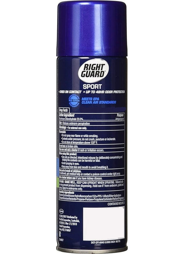 Right Guard Sport Antiperspirant Aerosol Fresh 170 G