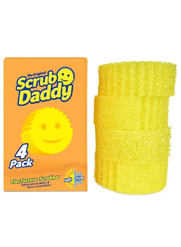 Scrub Daddy Sponge & Scrubber 4 Pcs Pack