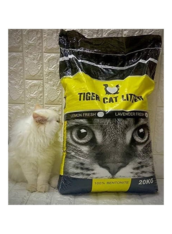 TIGER Cat Litter 100% Bentonite Lavender Fresh 20 Kg