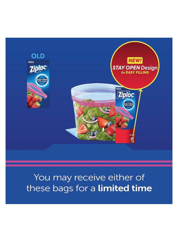 Ziploc Easy Open Storage Bags 48 Count