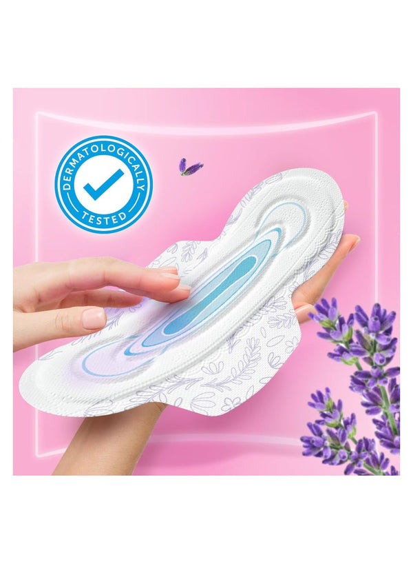 Always Skin Love Pads Lavender Maxi Thick 10 Count