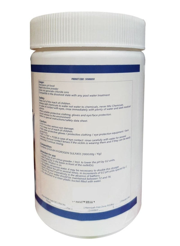Aqua pH Minus Pool Cleaning Powder 1Kg