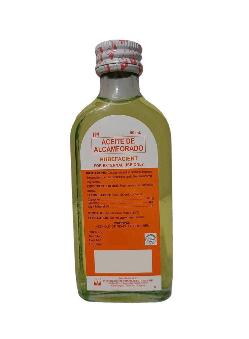 IPI Aceite De Alcamforado Rubefacient 50 ML