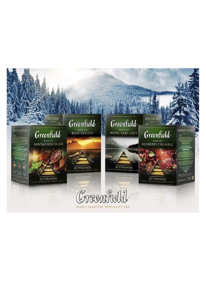 Greenfield Rich Ceylon Black Tea Bags - Premium Quality