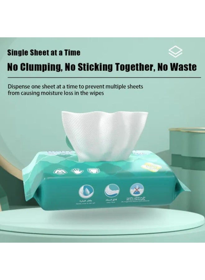 Makuku 99% Water Based Baby Wet Wipes - 60 Pcs