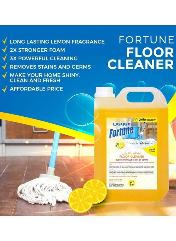 Fortune Antibacterial Floor Cleaner Lemon 5L