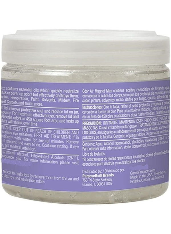 Gonzo Naturally Pure Odor Removing Gel Lavender