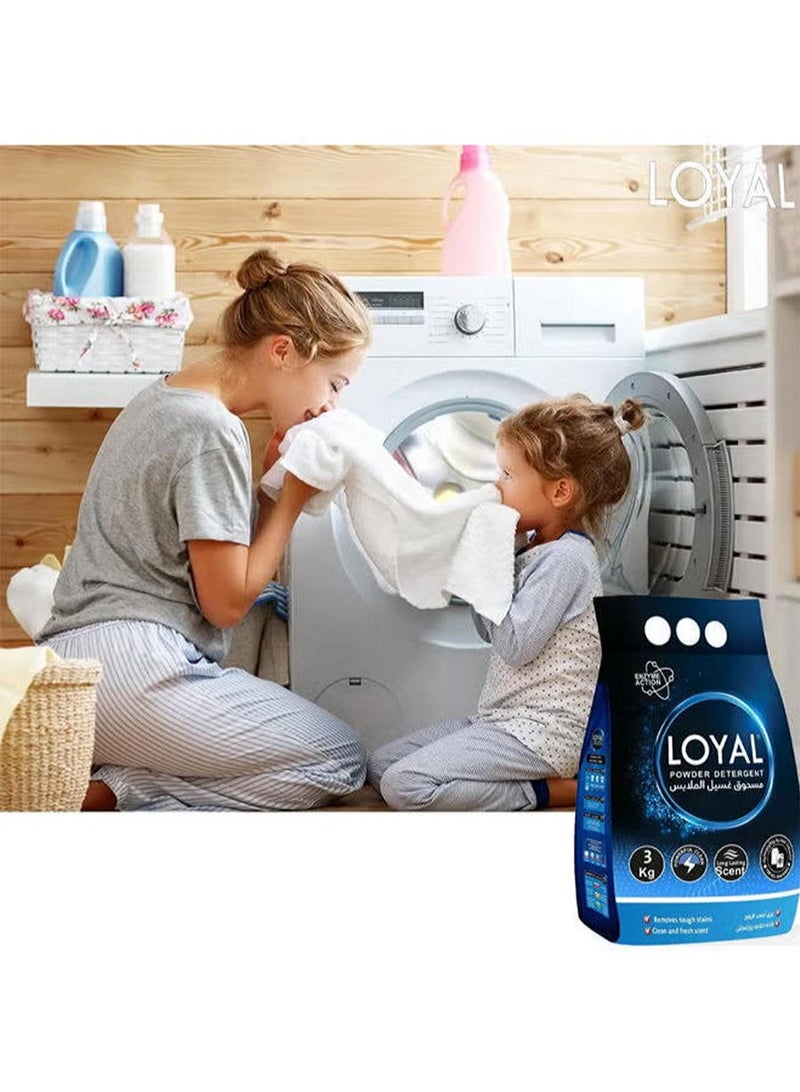 Loyal Powder Detergent 3Kg - Long-Lasting Scent