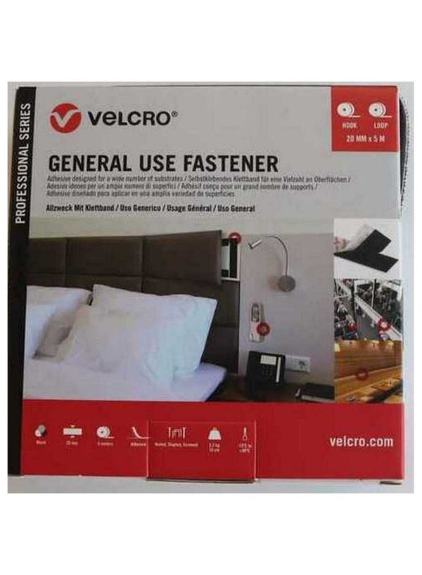 Velcro General Use Fastener 20mm x 5 Meter