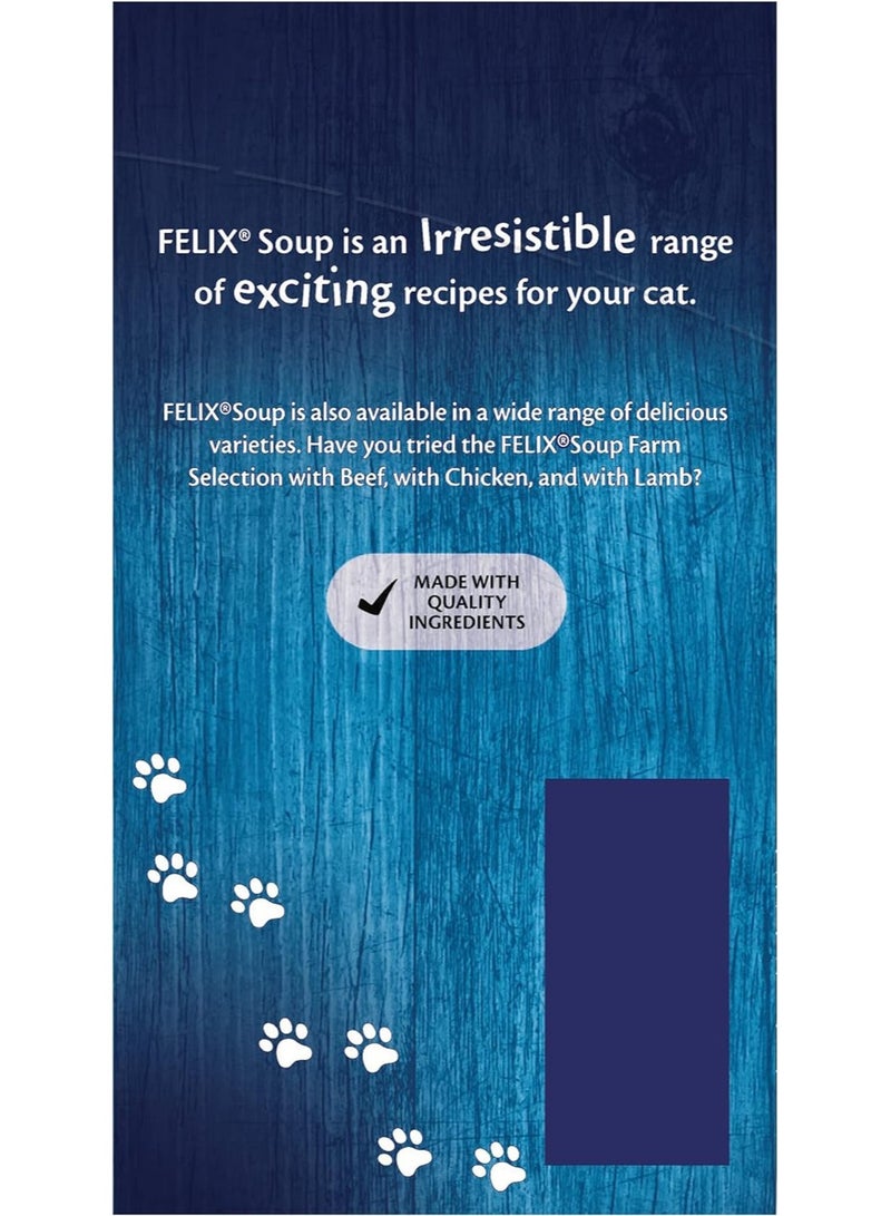 Purina Felix Soup Original with Cod Tuna and Plaice