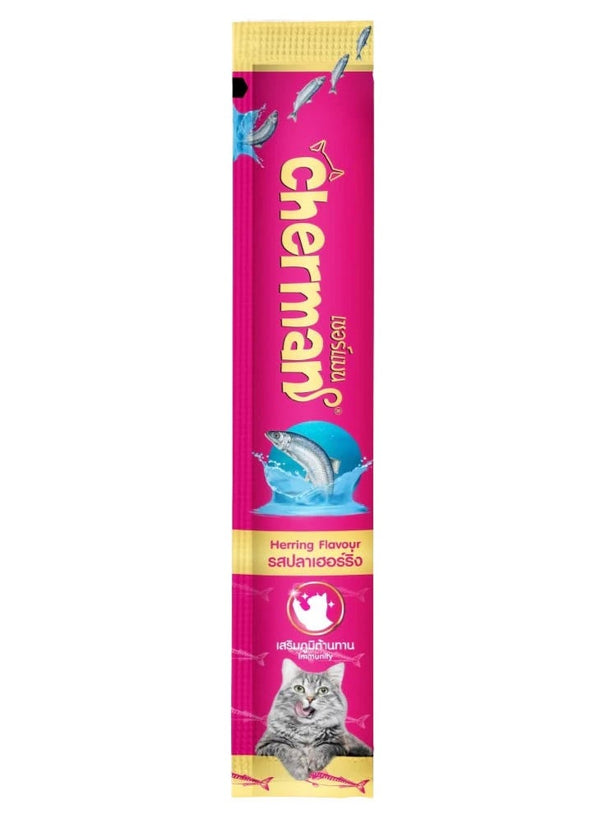 Cherman Creamy Herring Cat Treats 12G x 5