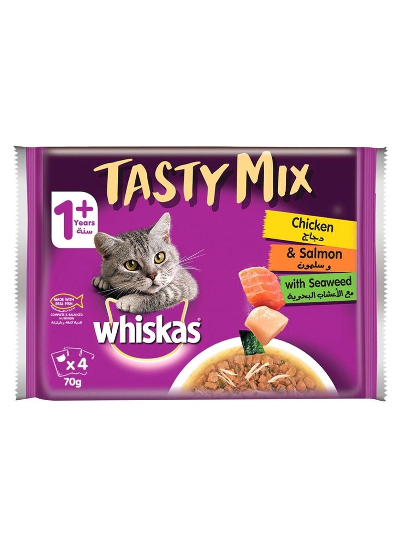 Whiskas Tasty Mix Chicken & Salmon Cat Food
