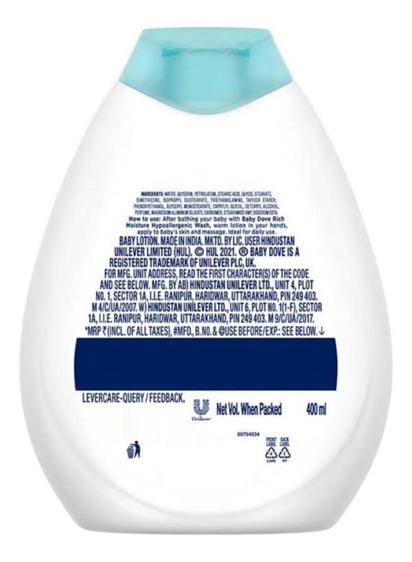 Baby Dove Rich Moisture Lotion 400 ML